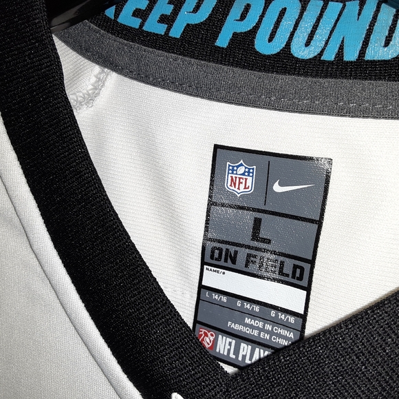 Luke Kuechly Carolina Panthers #59 Jersey White SZ:L Back to Football  School - Picture 5 of 7